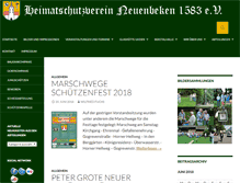 Tablet Screenshot of hsv-neuenbeken.de